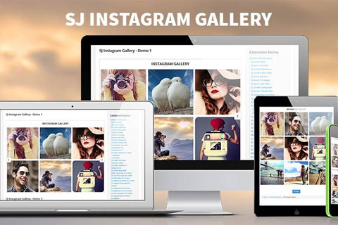 Joomla расширение SJ Instagram Gallery