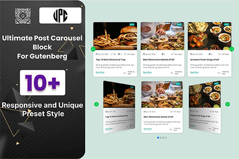 CodeCanyon BWD Post Carousel Block For Gutenberg