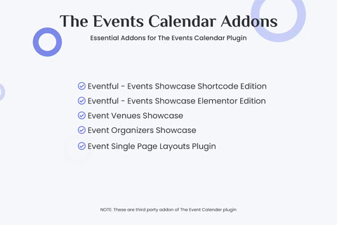 WordPress плагин CodeCanyon The Events Calendar Addons