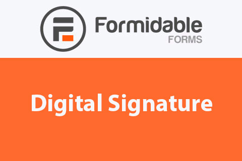 Formidable Forms Digital Signature