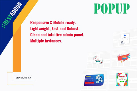 Расширение BA PopUp Joomla расширение BA PopUp