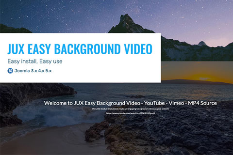 JUX Easy Background Video