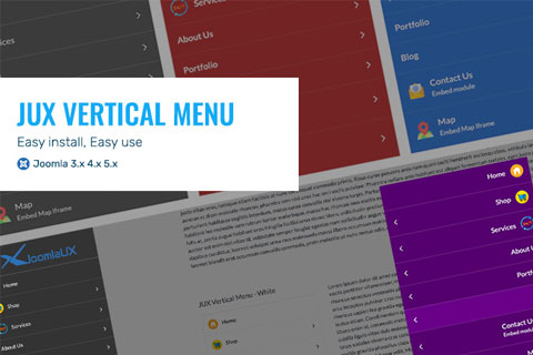 JUX Vertical Menu