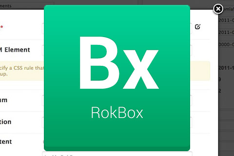 Joomla расширение RokBox