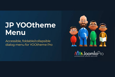 Joomla расширение JP YOOtheme Menu