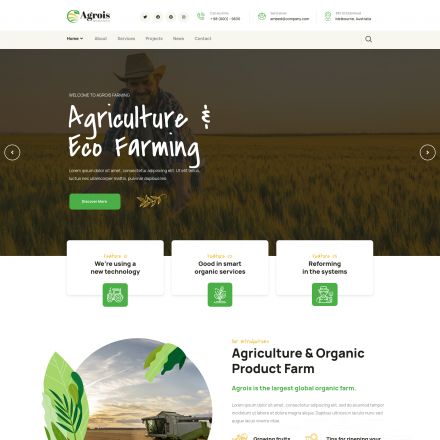 ThemeForest Agrois