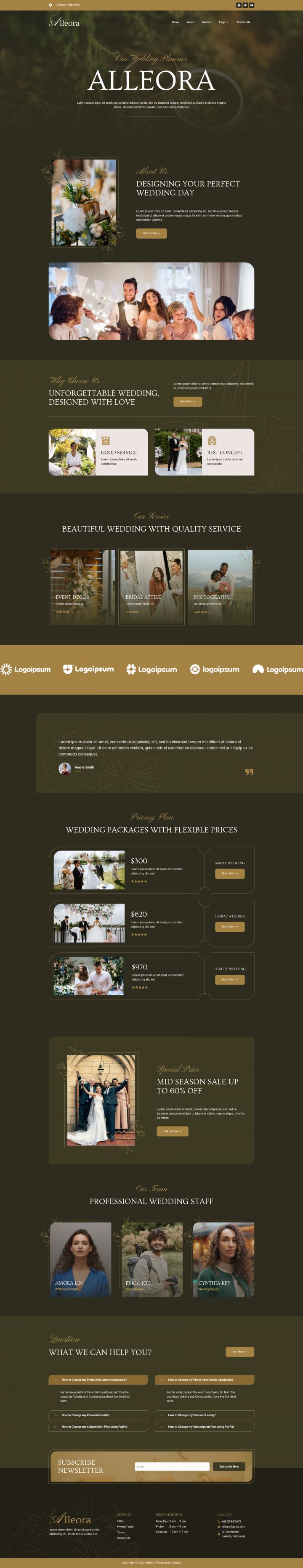 WordPress шаблон ThemeForest Alleora