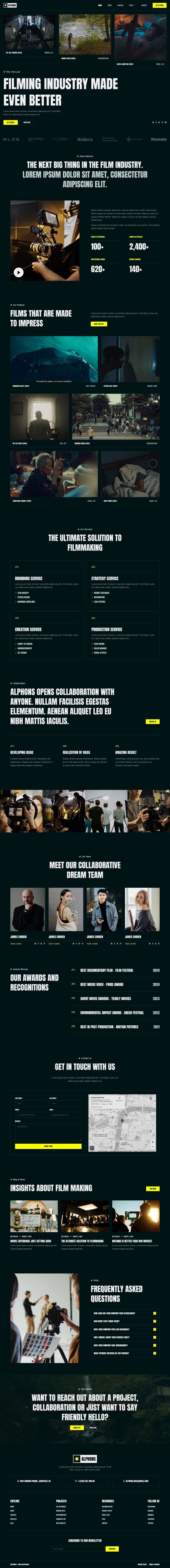 WordPress шаблон ThemeForest Alphons