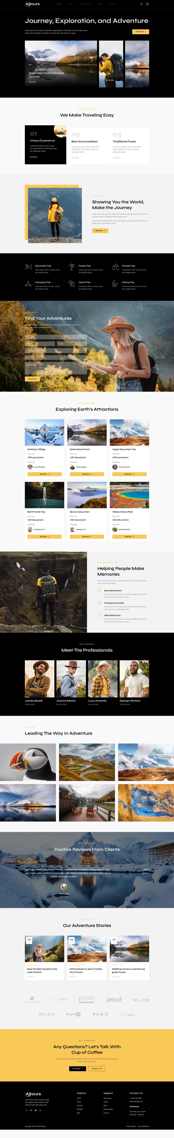 WordPress шаблон ThemeForest Altours