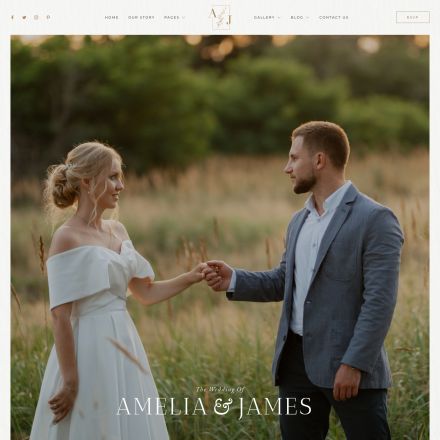 ThemeForest Amelia & James