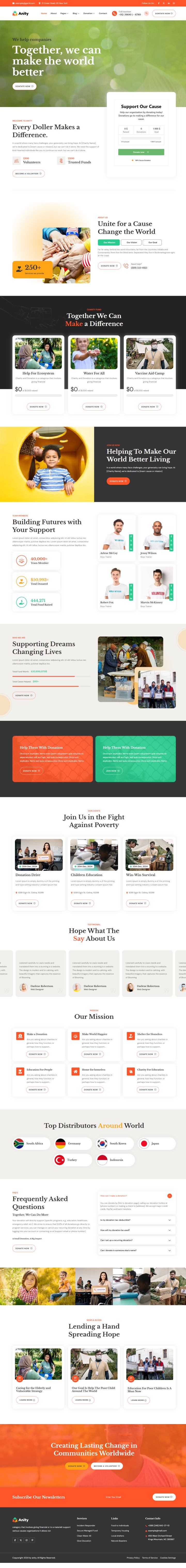 WordPress шаблон ThemeForest Anity