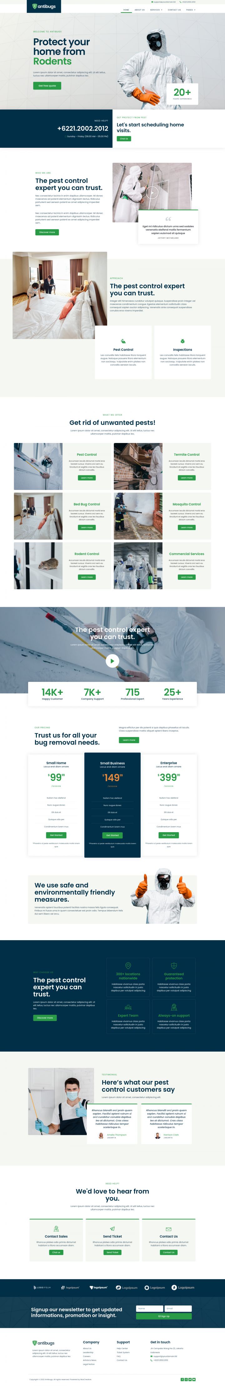 WordPress шаблон ThemeForest Antibugs