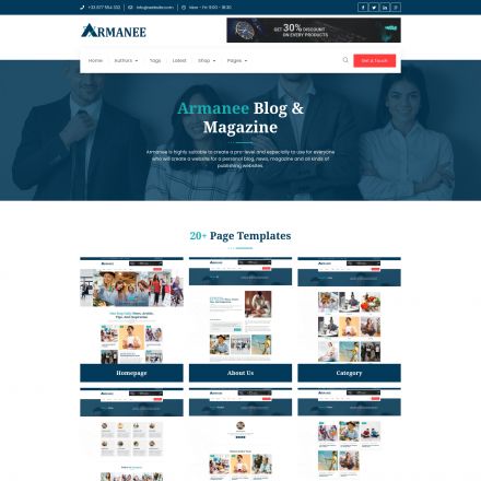 ThemeForest Armanee