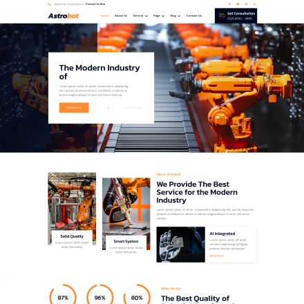 ThemeForest Astrobot