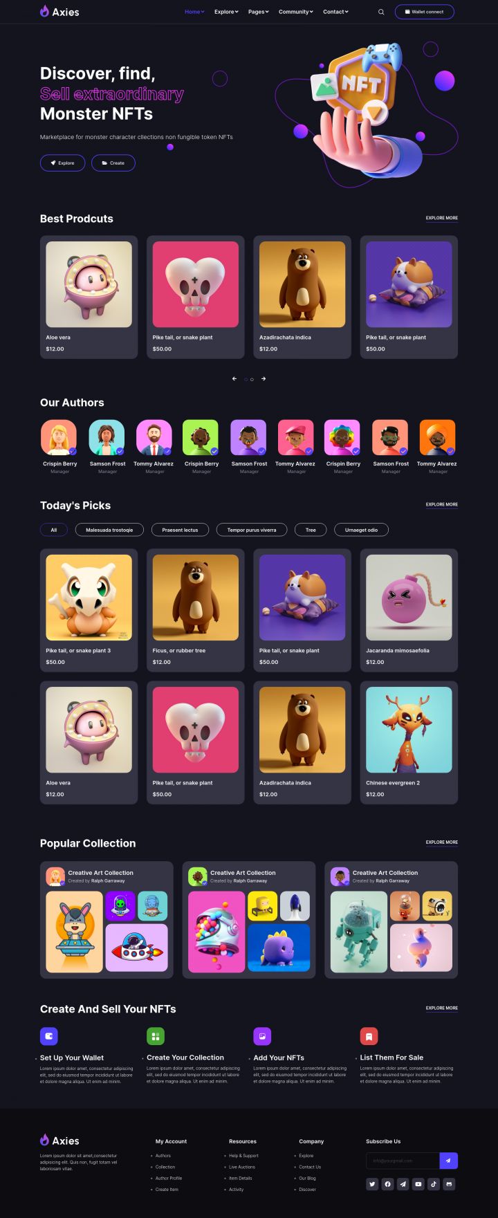 WordPress шаблон ThemeForest Axies