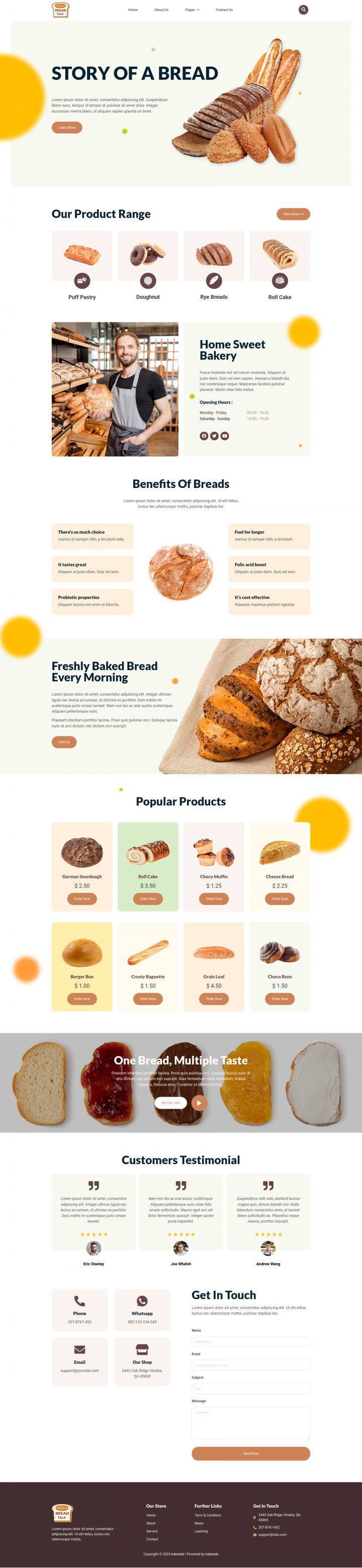 WordPress шаблон ThemeForest Baketale