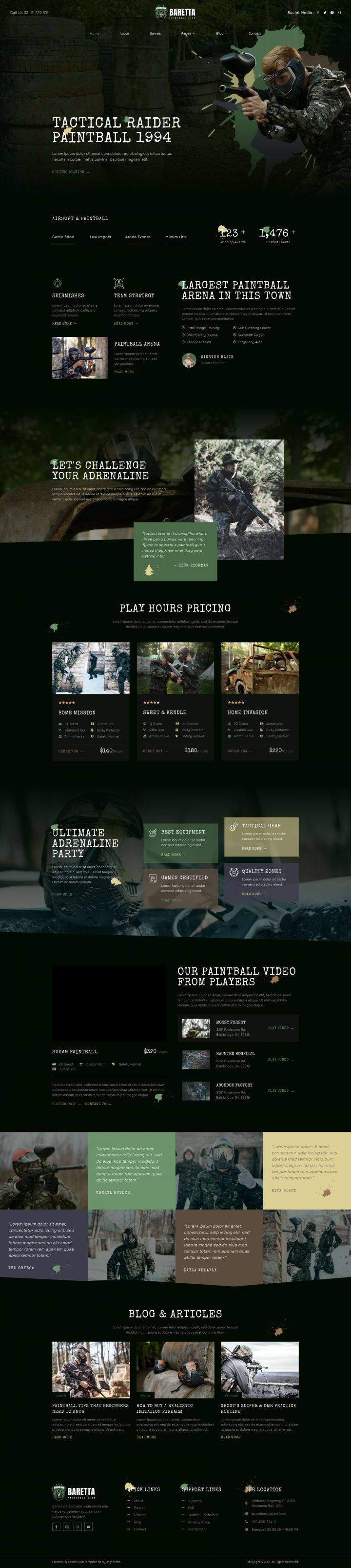 WordPress шаблон ThemeForest Baretta