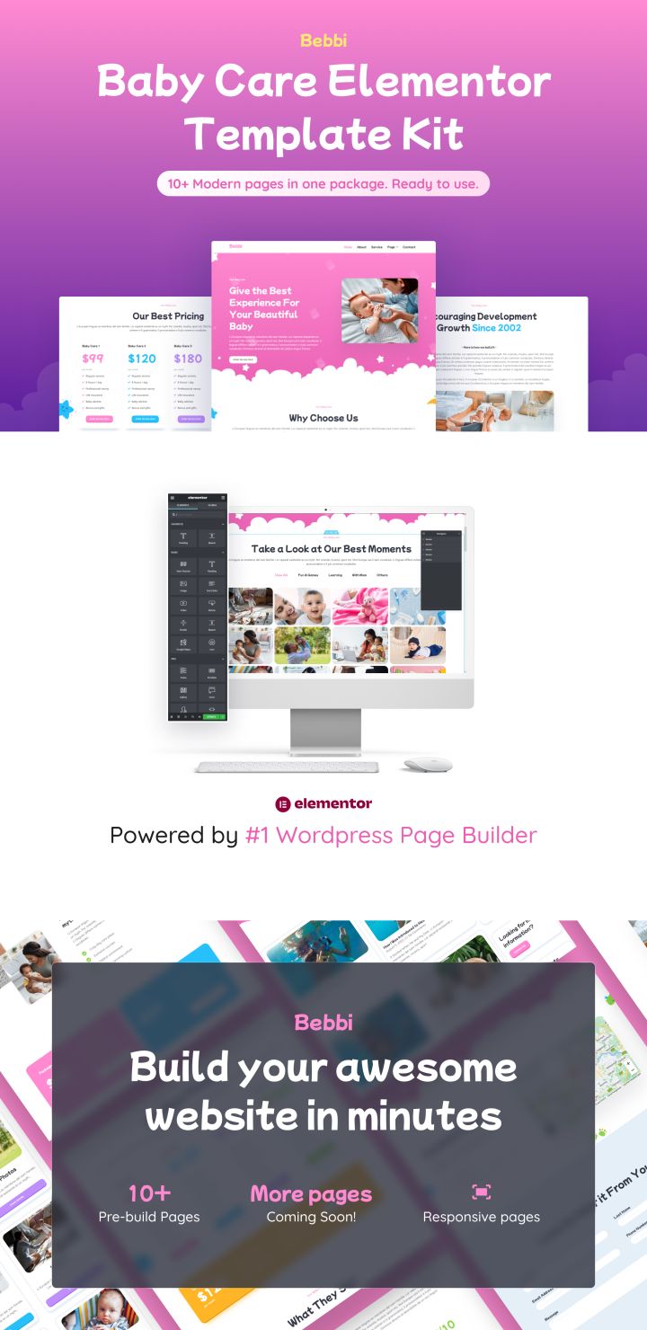 WordPress шаблон ThemeForest Bebbi