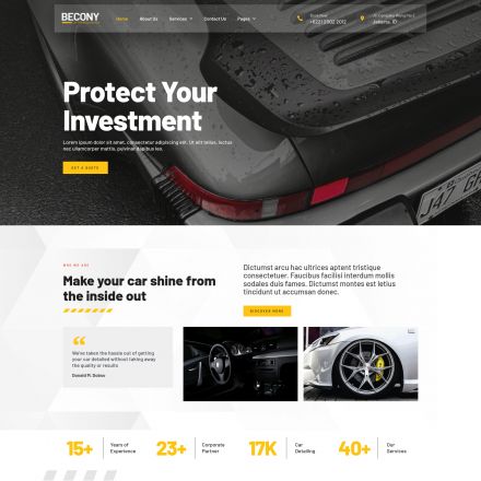 ThemeForest Becony