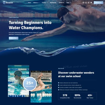 ThemeForest Beswim