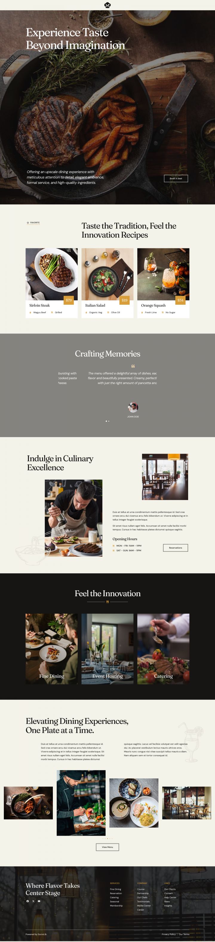 WordPress шаблон ThemeForest Bistro