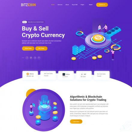 ThemeForest BitzCoin