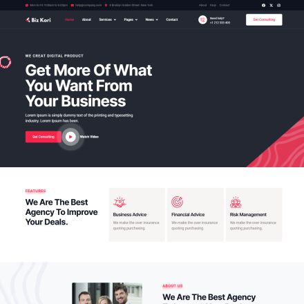 ThemeForest Bizkori