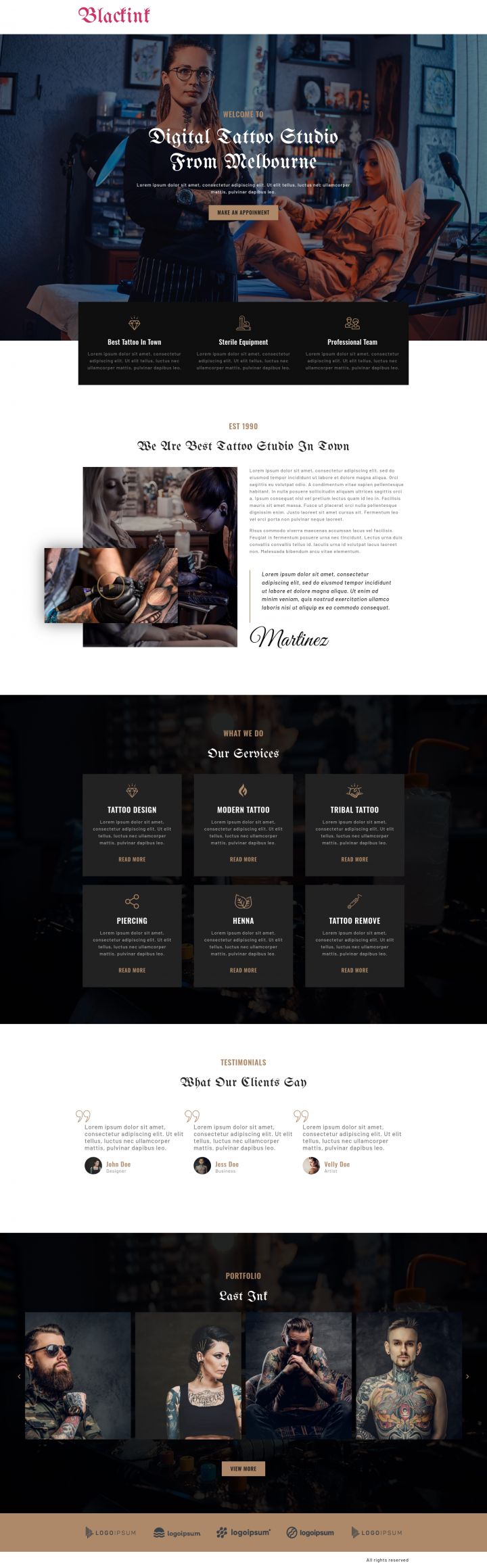 WordPress шаблон ThemeForest Blackink