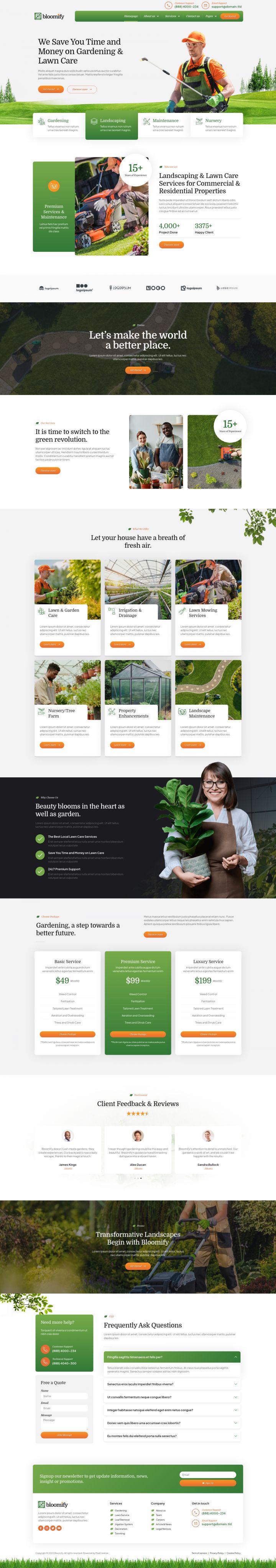 WordPress шаблон ThemeForest Bloomify