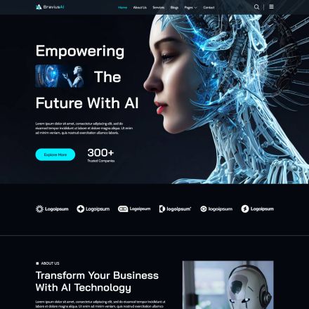 ThemeForest BraviusAI