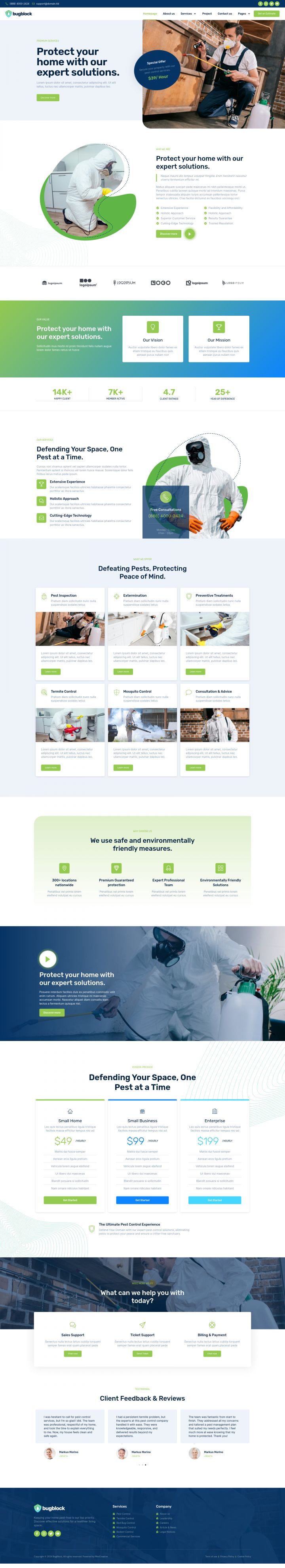 WordPress шаблон ThemeForest BugBlock