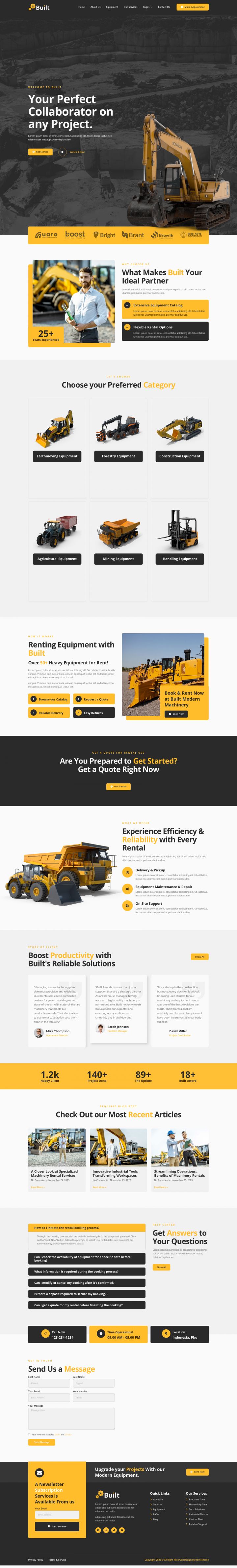 WordPress шаблон ThemeForest Built