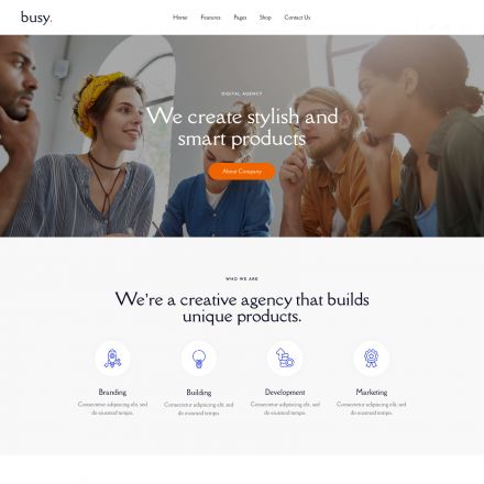 ThemeForest Busy