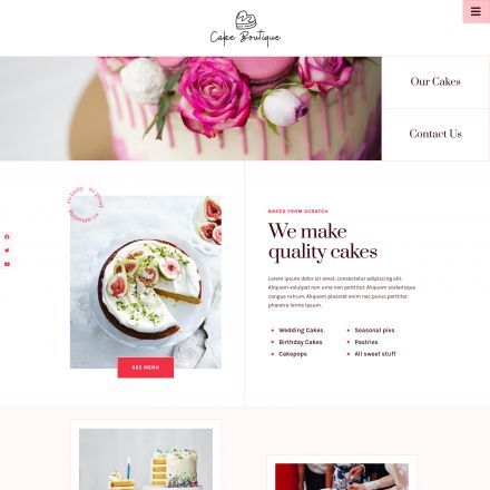 ThemeForest Cake Boutique