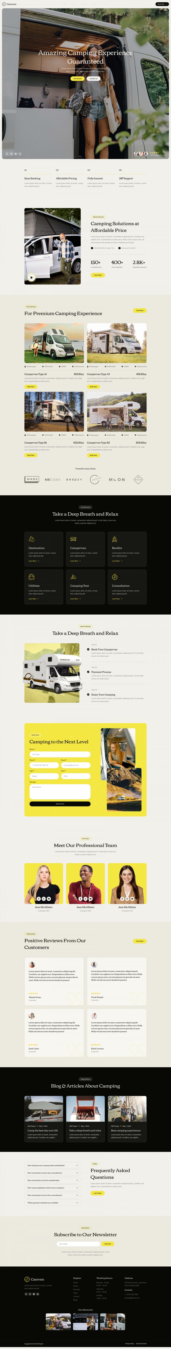 WordPress шаблон ThemeForest Camvan