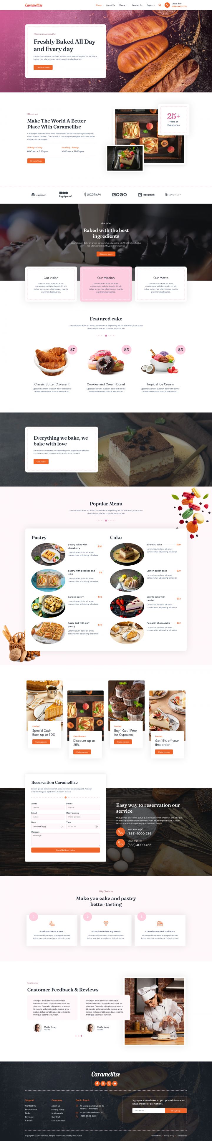 WordPress шаблон ThemeForest Caramellize