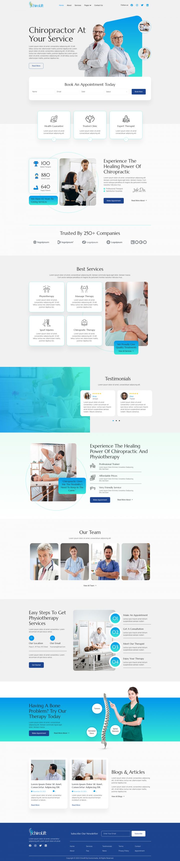 WordPress шаблон ThemeForest Chirolift