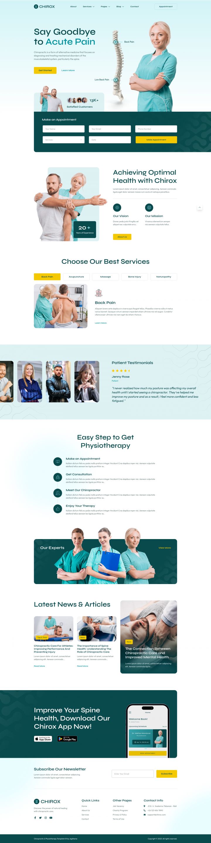 WordPress шаблон ThemeForest Chirox