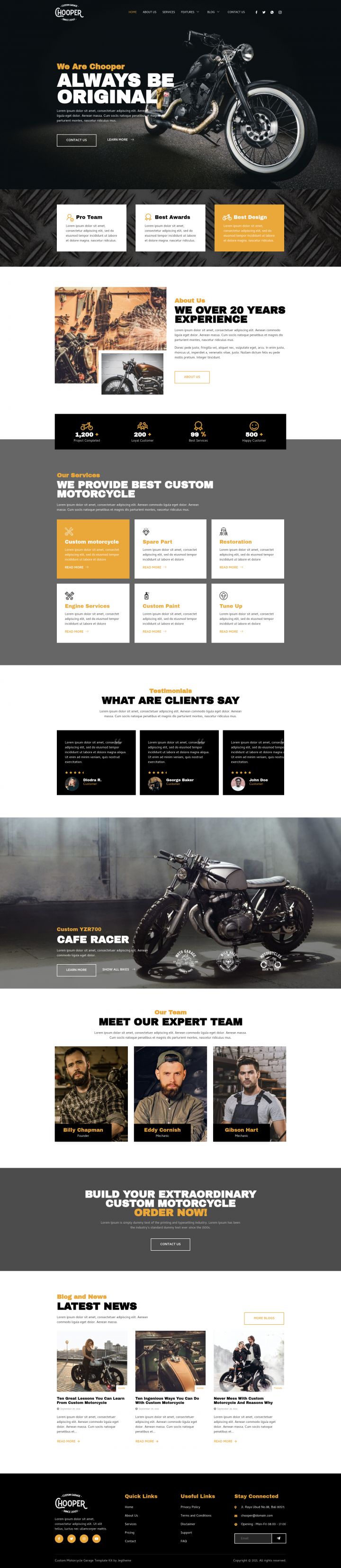 WordPress шаблон ThemeForest Chooper