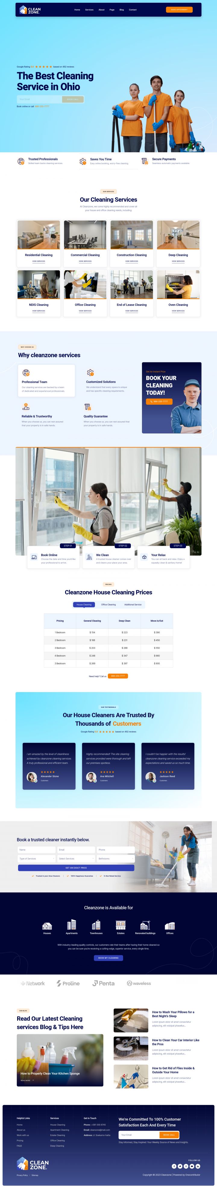 WordPress шаблон ThemeForest Cleanzone