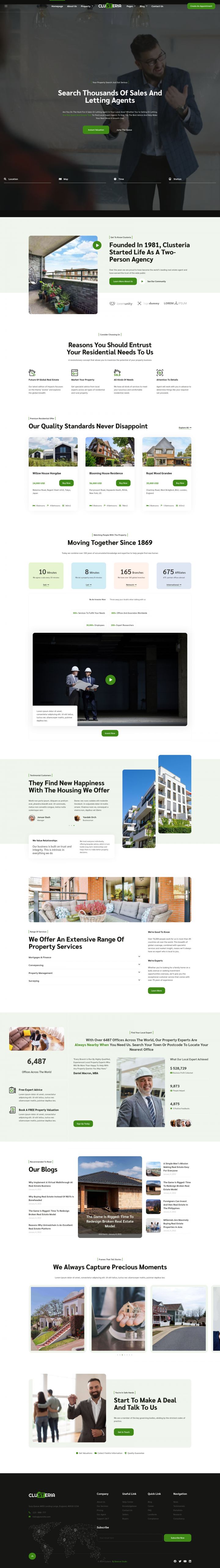 WordPress шаблон ThemeForest Clusteria