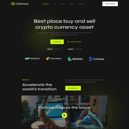 ThemeForest Coinary