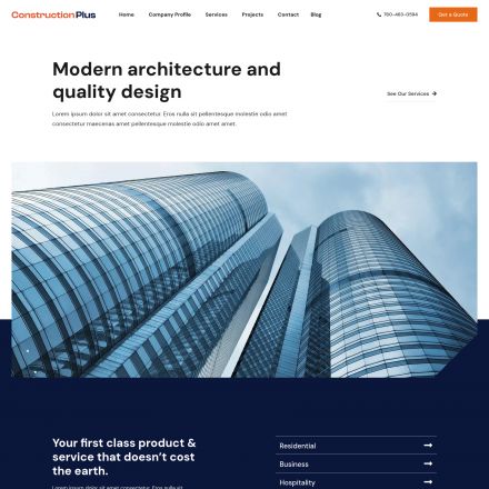 ThemeForest Construction Plus