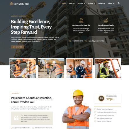 ThemeForest Construxio