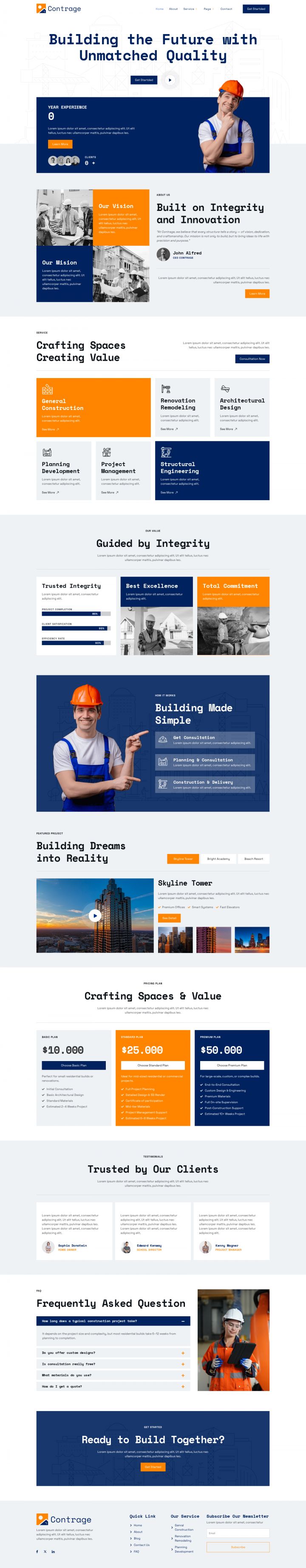 WordPress шаблон ThemeForest Contrage