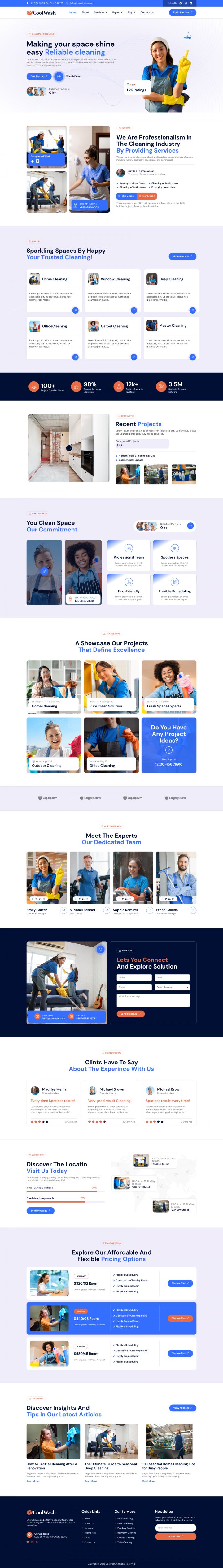 WordPress шаблон ThemeForest Coolwash