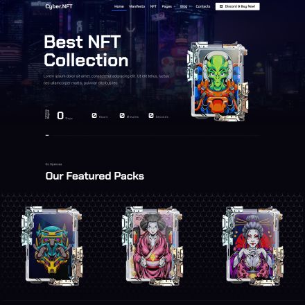 ThemeForest Cyber.NFT