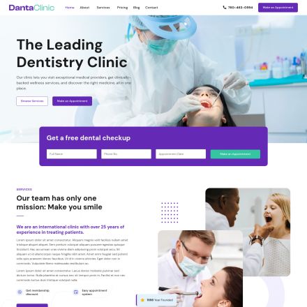 ThemeForest Danta Clinic