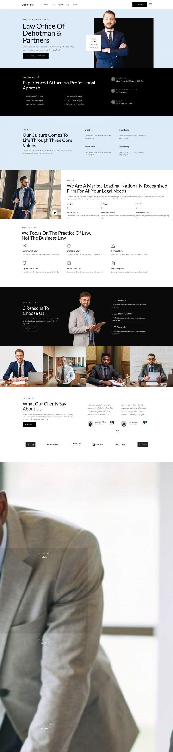 WordPress шаблон ThemeForest DeHotman