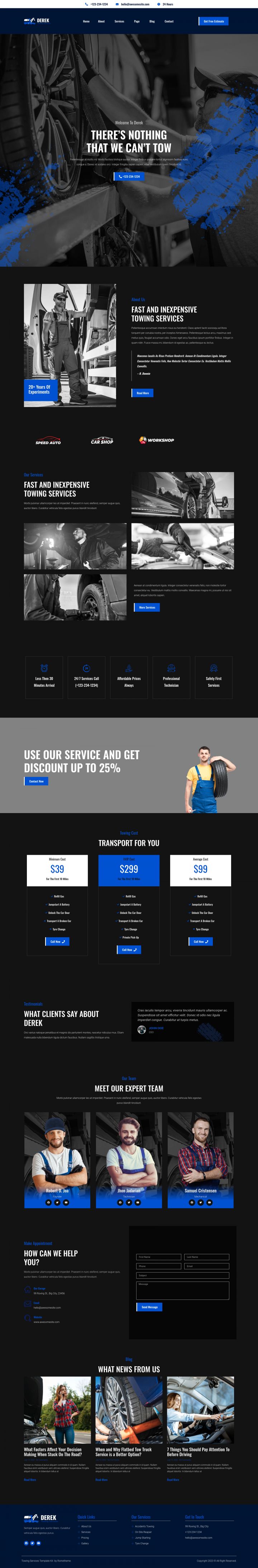 WordPress шаблон ThemeForest Derek